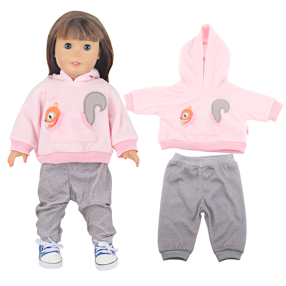 18 inch doll clothes doll squirrel pink clothes-CL-0037插图