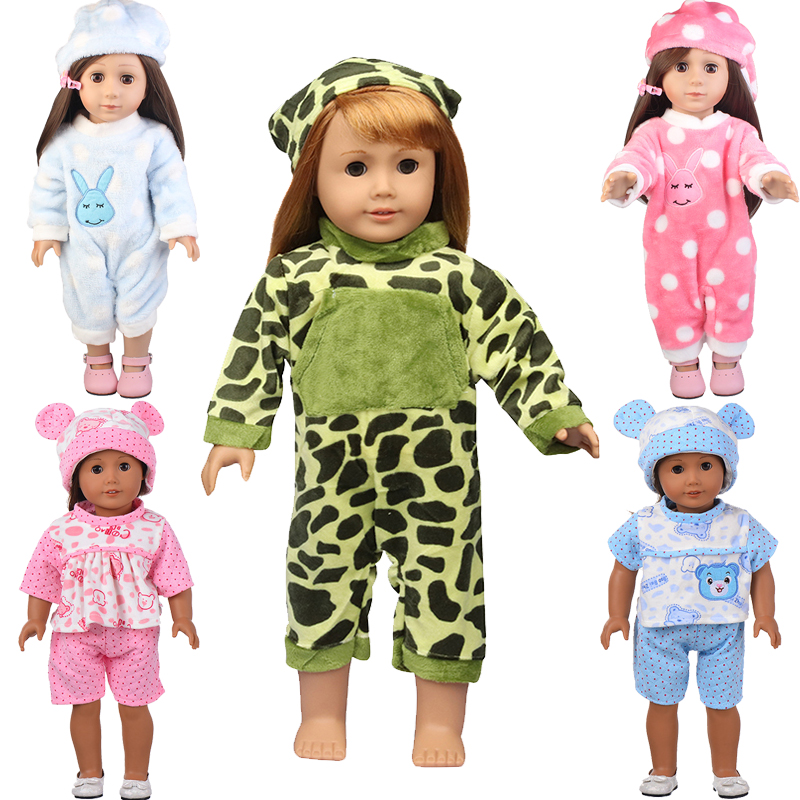 18 Inch Doll Clothes Doll Bear Onesie Pajamas-CL-0006-1插图4
