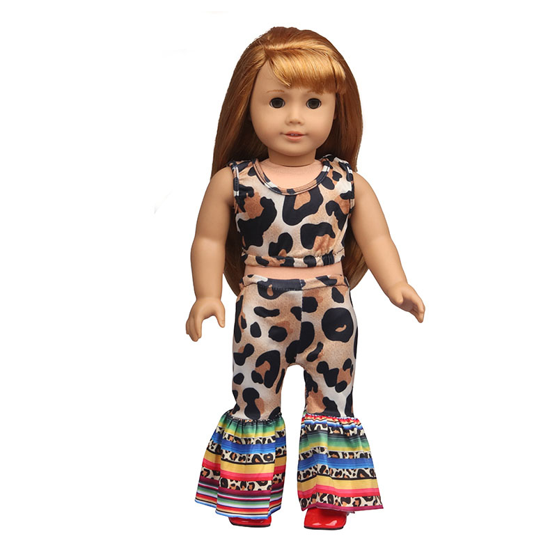 18 inch doll clothes doll leopard print jumpsuit-CL-0093插图3