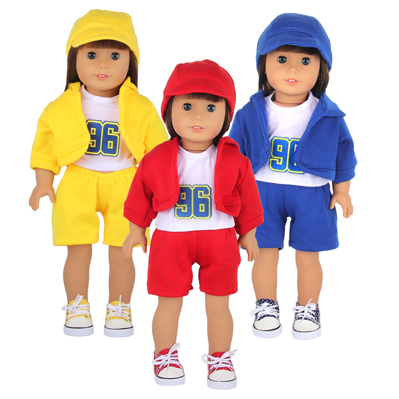 18 inch doll clothes doll baseball jersey-CL-0022插图2