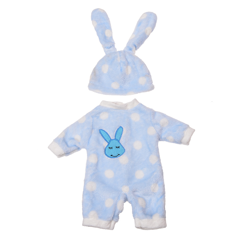 18 Inch Doll Clothes Doll Rabbit Onesie Pajamas-CL-0005-1插图