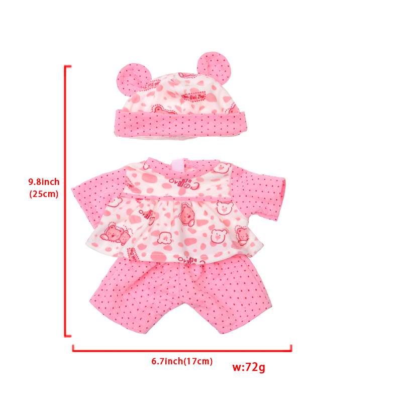 18 Inch Doll Clothes Doll Bear Onesie Pajamas-CL-0006-2插图1