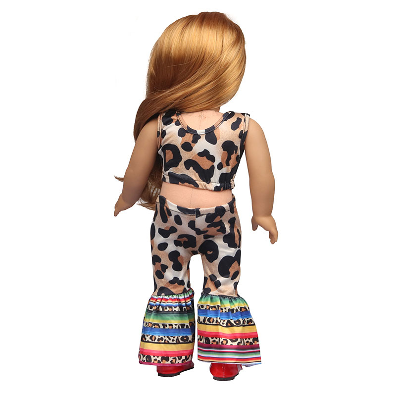 18 inch doll clothes doll leopard print jumpsuit-CL-0093插图4