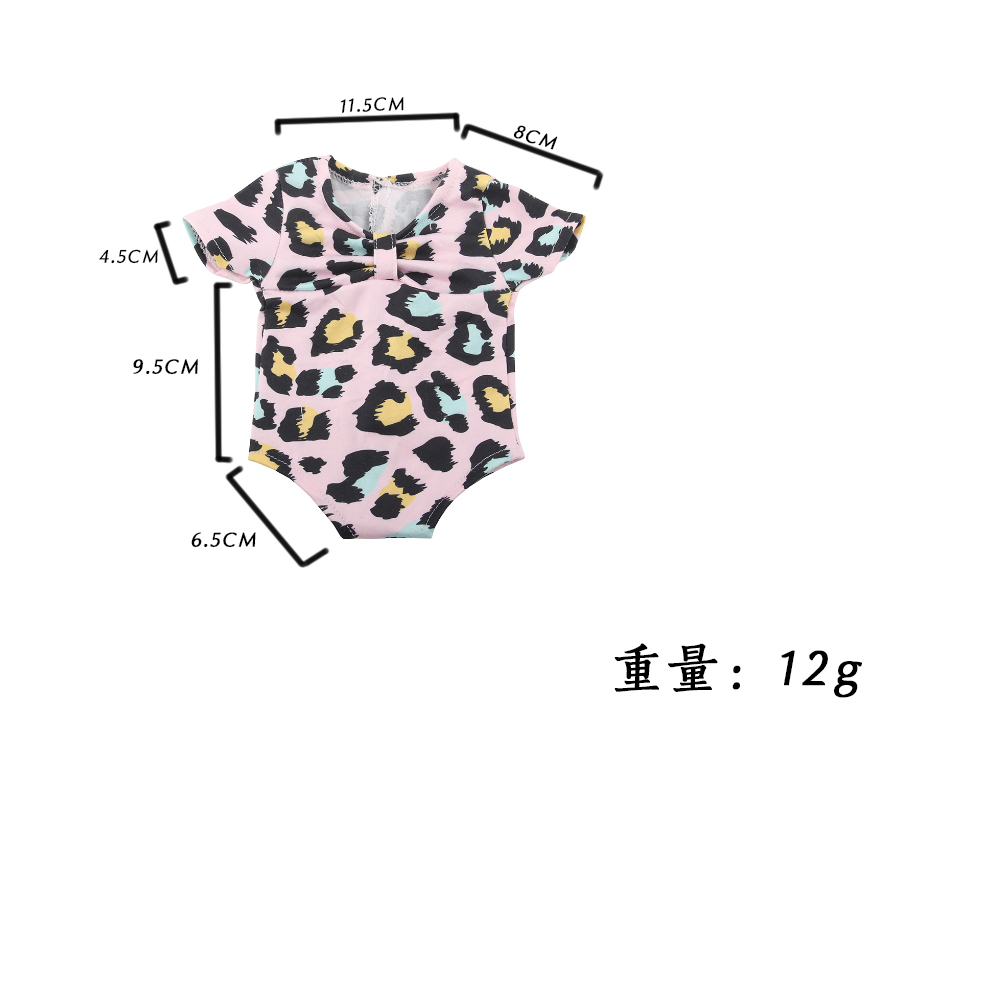 18 inch doll clothes doll pink floral bodysuit-CL-0049插图2