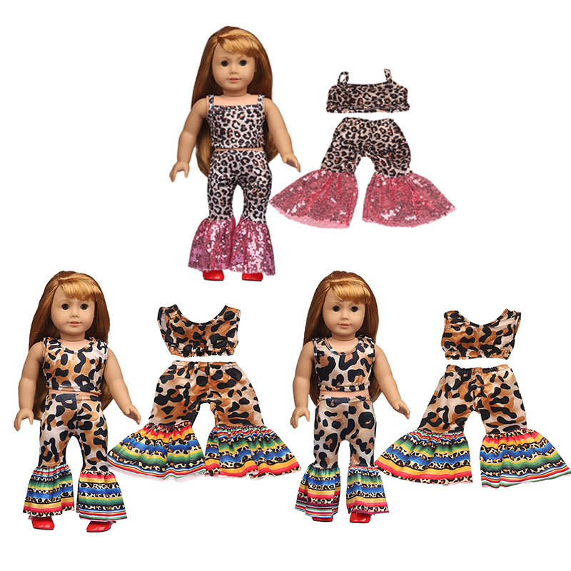 18 inch doll clothes doll leopard print jumpsuit-CL-0093插图