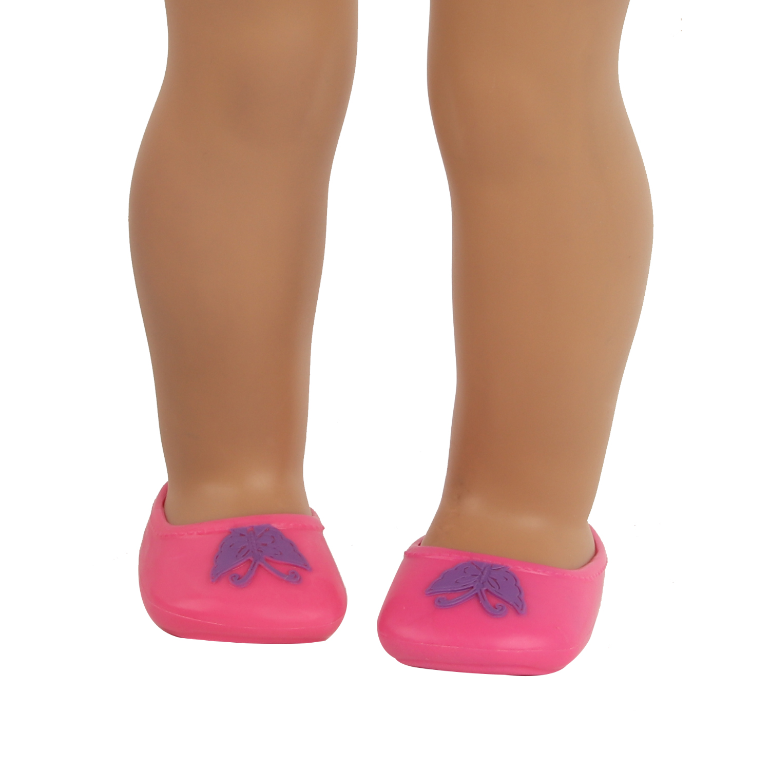 18 inch doll shoes 6cm pink butterly -SH-0168插图
