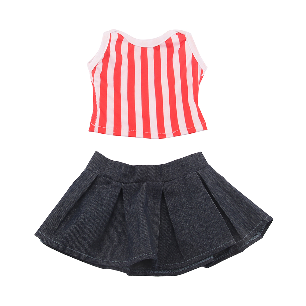 18 Inch Doll Clothes Doll Short Skirt Set-CL-0011插图