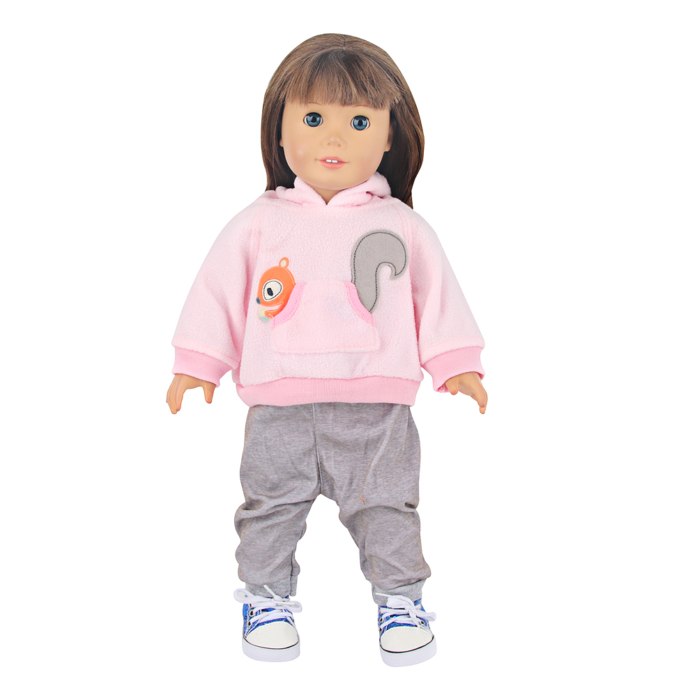 18 inch doll clothes doll squirrel pink clothes-CL-0037插图2