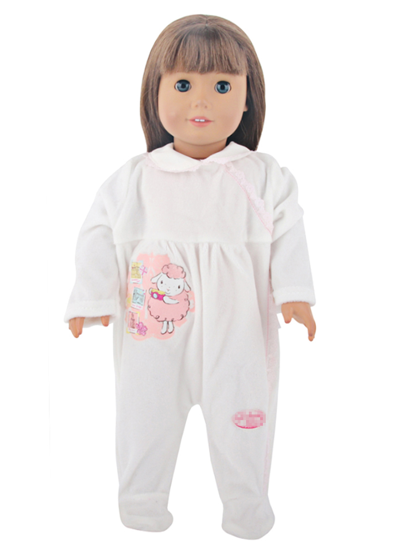 18 inch doll clothes doll white baby clothes-CL-0034插图2