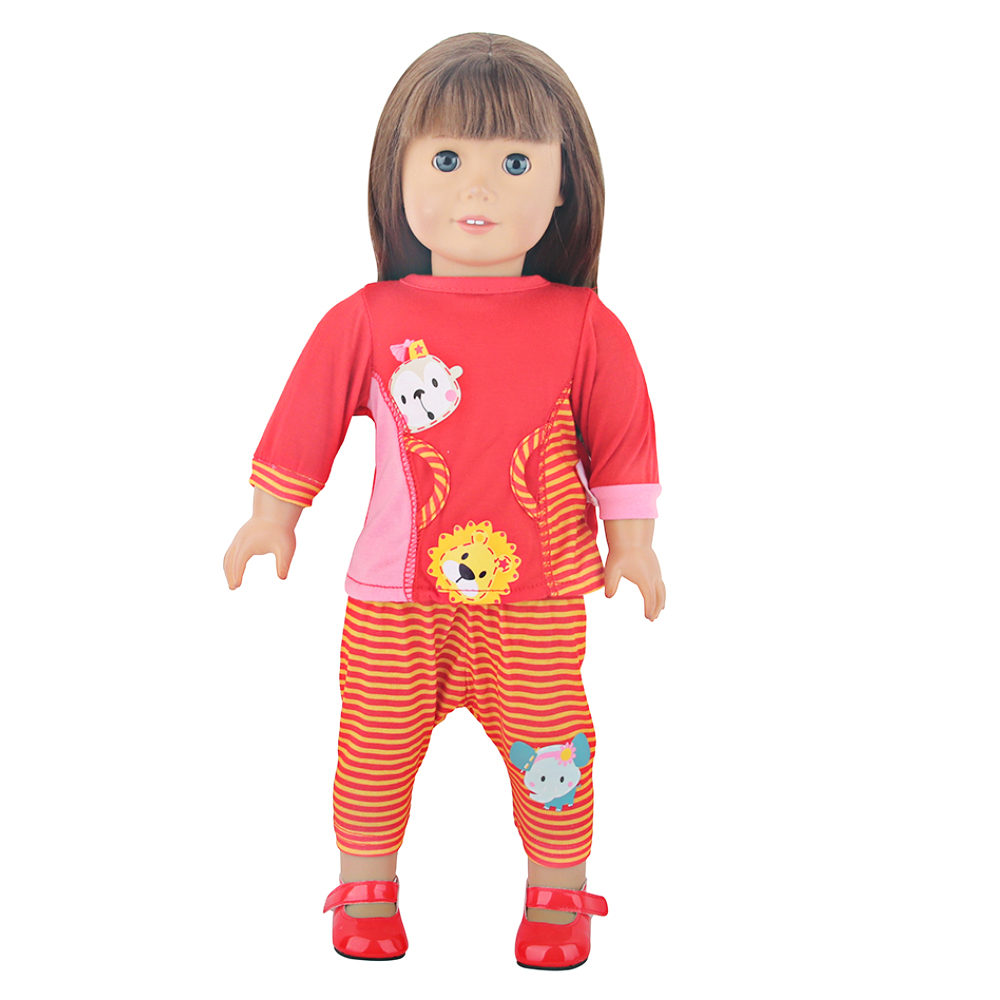 18 inch doll clothes doll long sleeves and pants-CL-0019插图2