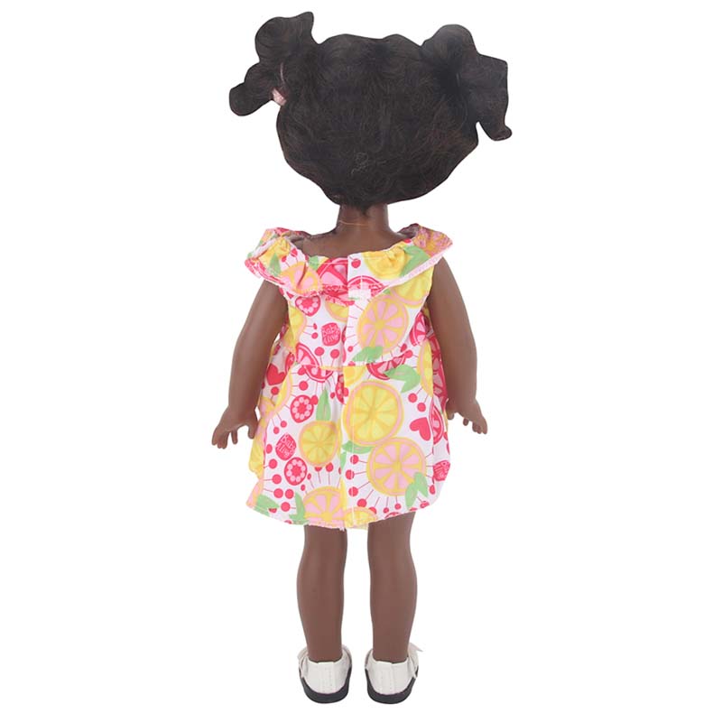 14 inch doll clothes doll yellow and red dress-CL-0051-2插图3
