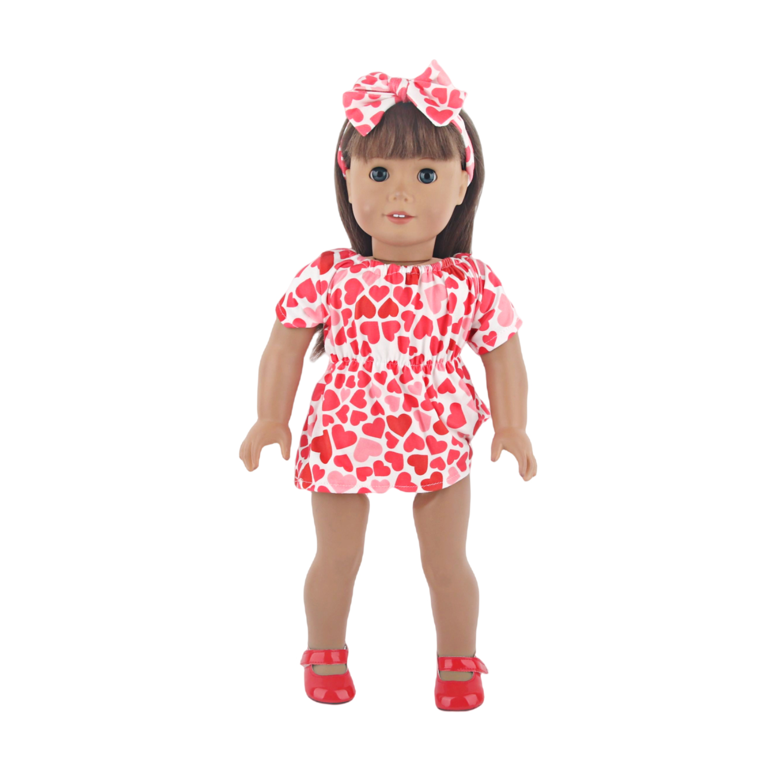 18 Inch Doll Clothes Doll Red Bandana Dress-CL-0002插图2