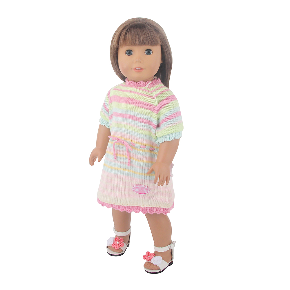 14 inch doll clothes doll red and green one-piece sweater-CL-0043插图4