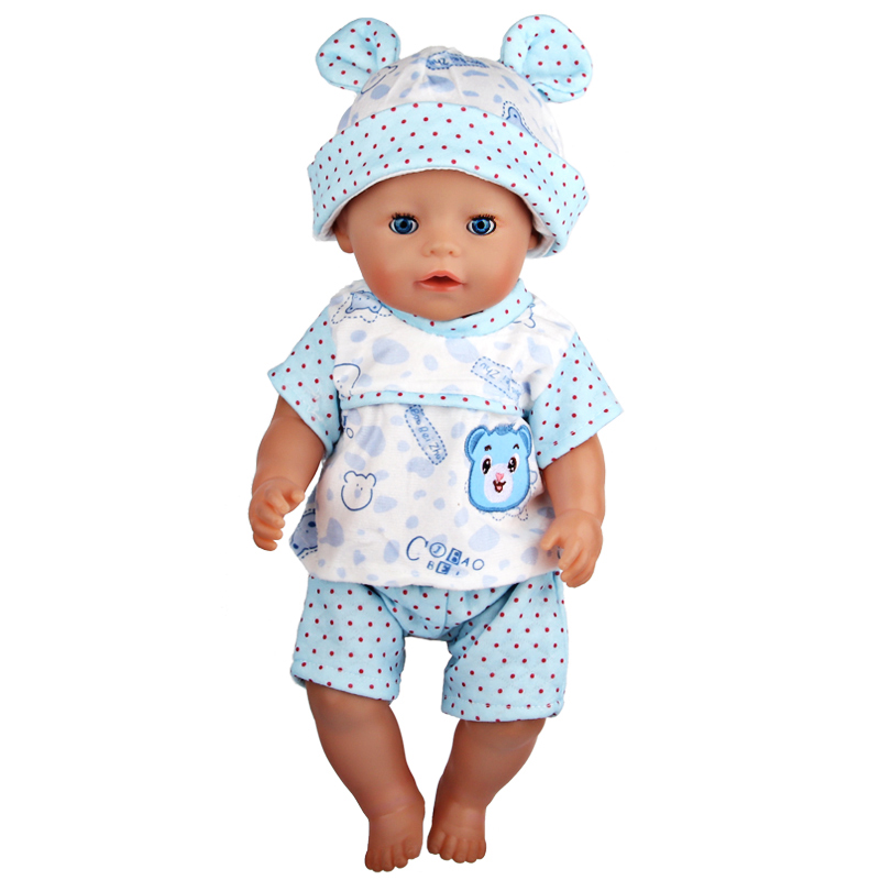 18 Inch Doll Clothes Doll Bear Onesie Pajamas-CL-0006-1插图3