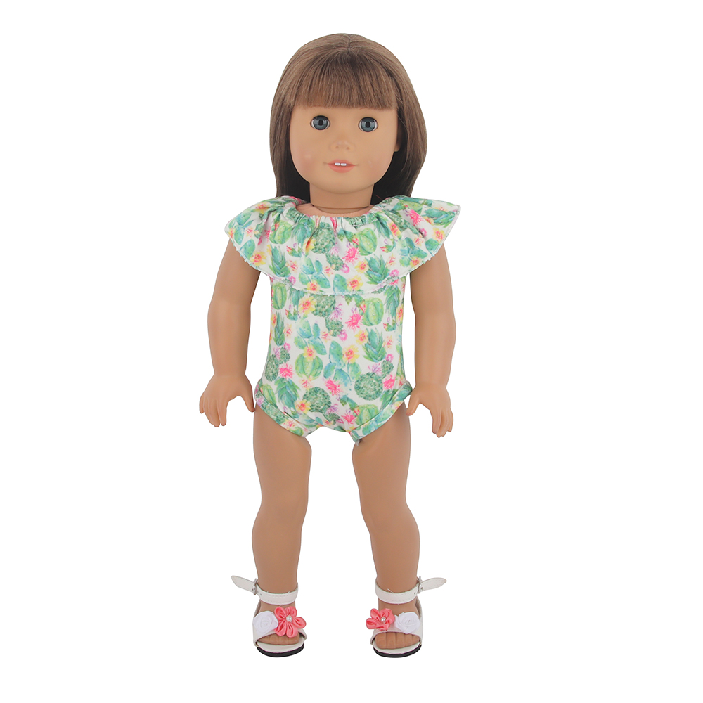 18 Inch Doll Clothes Doll Green Bodysuit-CL-0013插图2