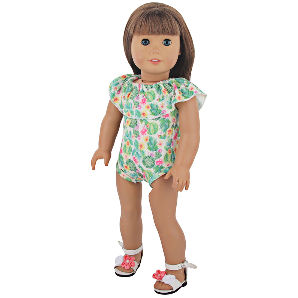 18 Inch Doll Clothes Doll Green Bodysuit-CL-0013插图5
