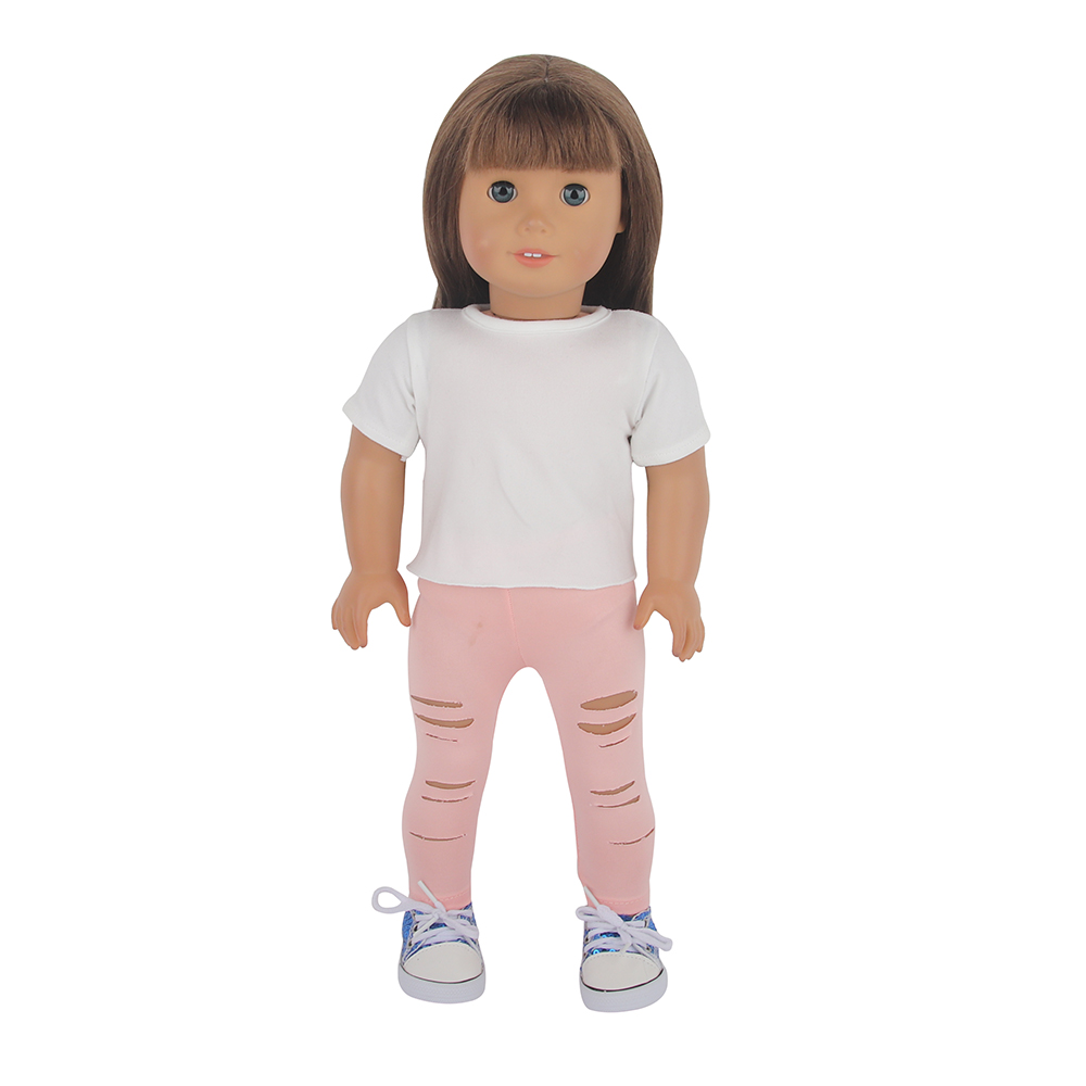 18 Inch Doll Clothes Doll Short Sleeve and Long Pants-CL-0007插图2