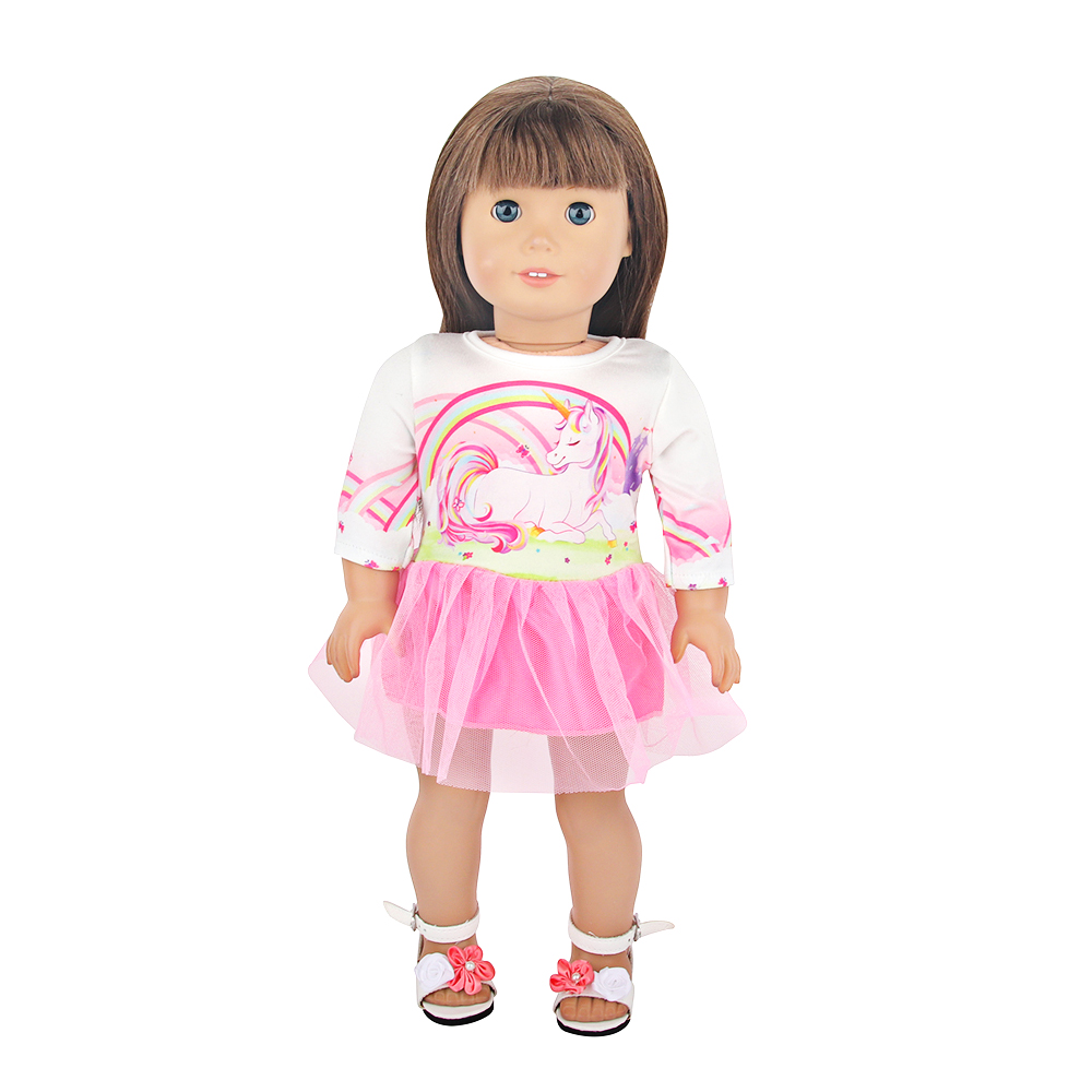 18 Inch Doll Clothes Doll Unicorn Dress-CL-0016插图2