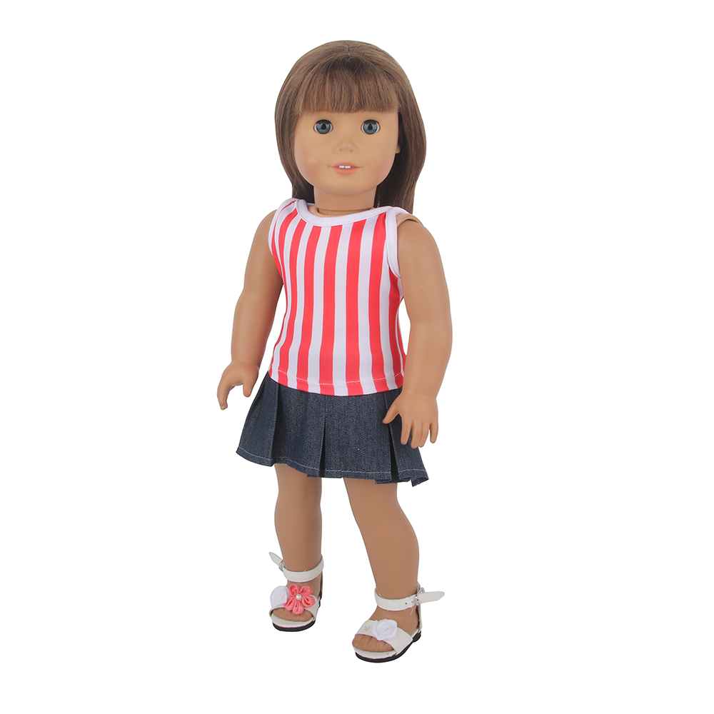 18 Inch Doll Clothes Doll Short Skirt Set-CL-0011插图5
