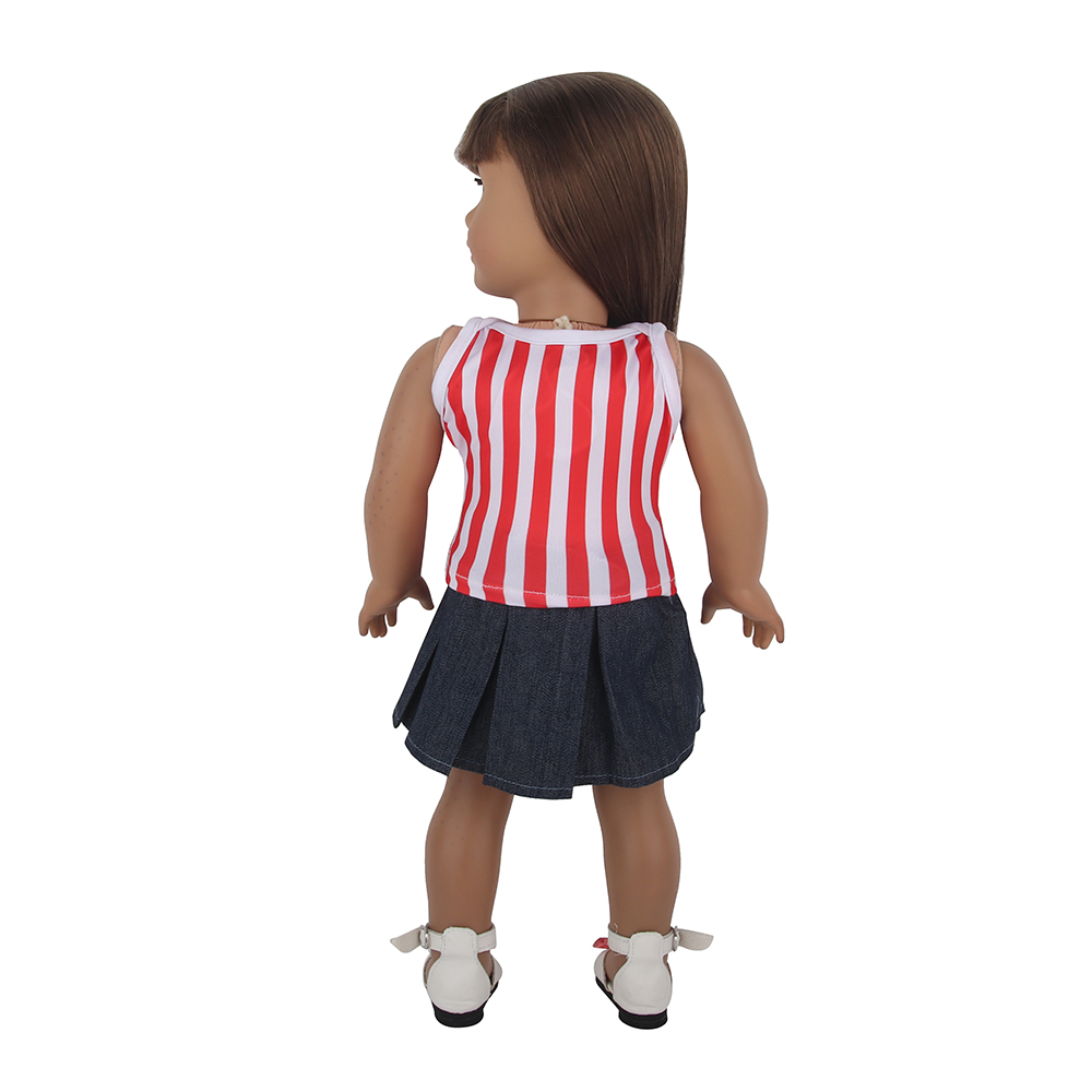 18 Inch Doll Clothes Doll Short Skirt Set-CL-0011插图4