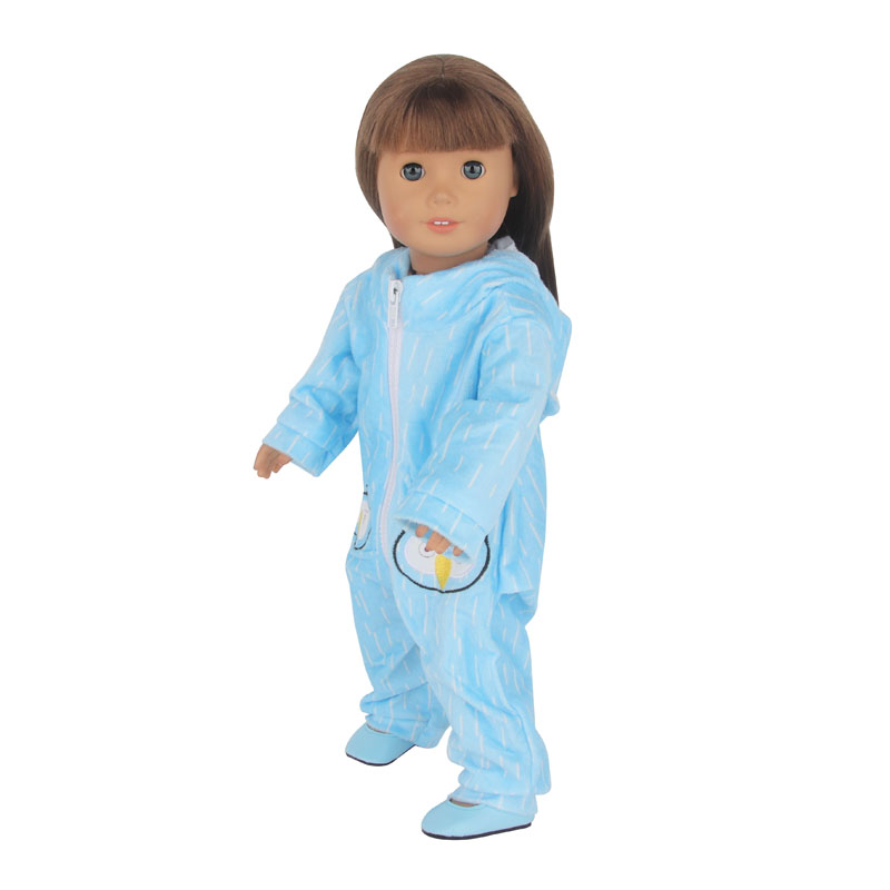18 inch doll clothes doll owl one-piece pajamas-CL-0063插图2
