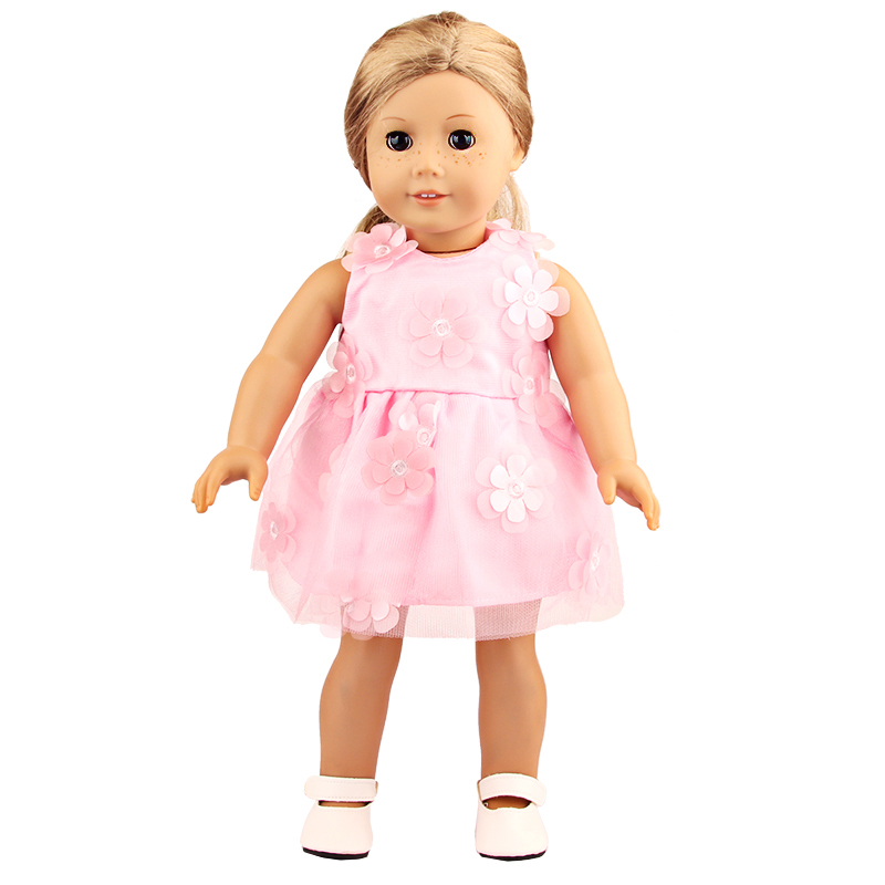 18 inch doll clothes doll floral dress-CL-0028插图1