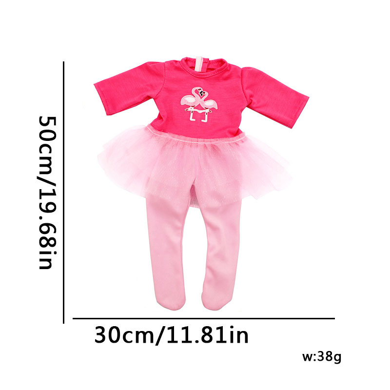 18 inch doll clothes doll rose flamingo dress-CL-0066-4插图3