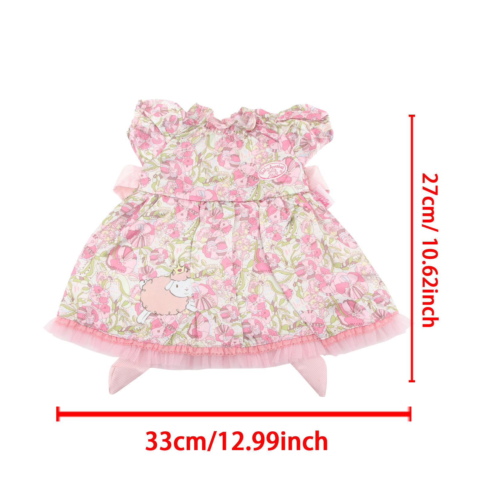18 Inch Doll Clothes Doll Crown Sheep Dress-CL-0017插图1