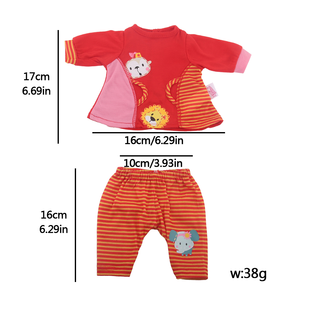 18 inch doll clothes doll long sleeves and pants-CL-0019插图1