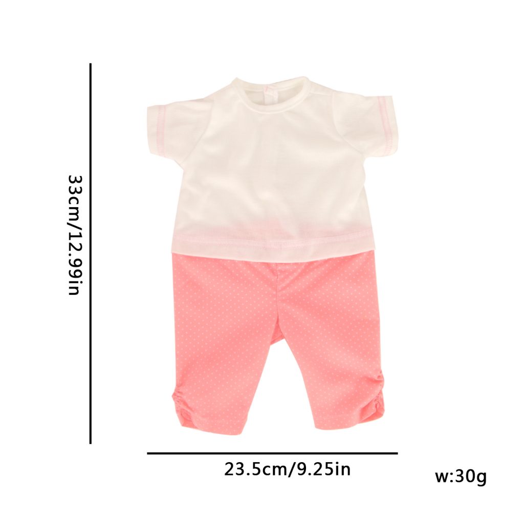 18 inch doll clothes doll pink white dot pants-CL-0035插图1