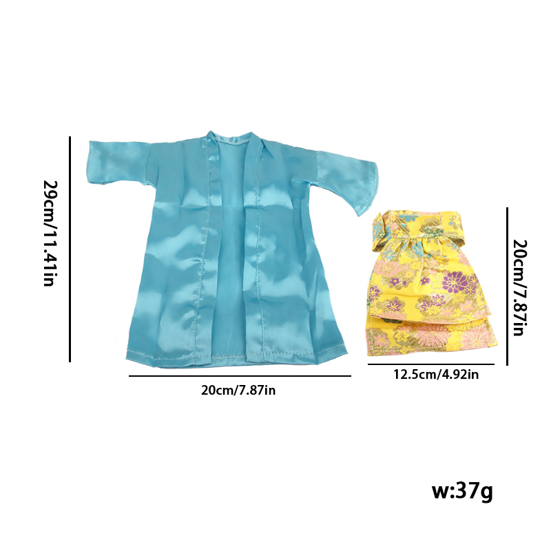 18 inch doll clothes doll blue kimono-CL-0040插图1