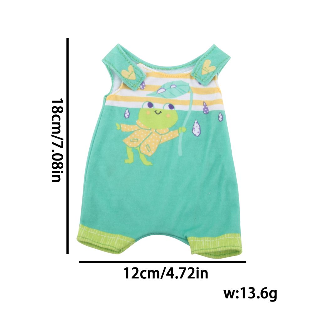 14 inch doll clothes doll little frog suspenders-CL-0041插图1