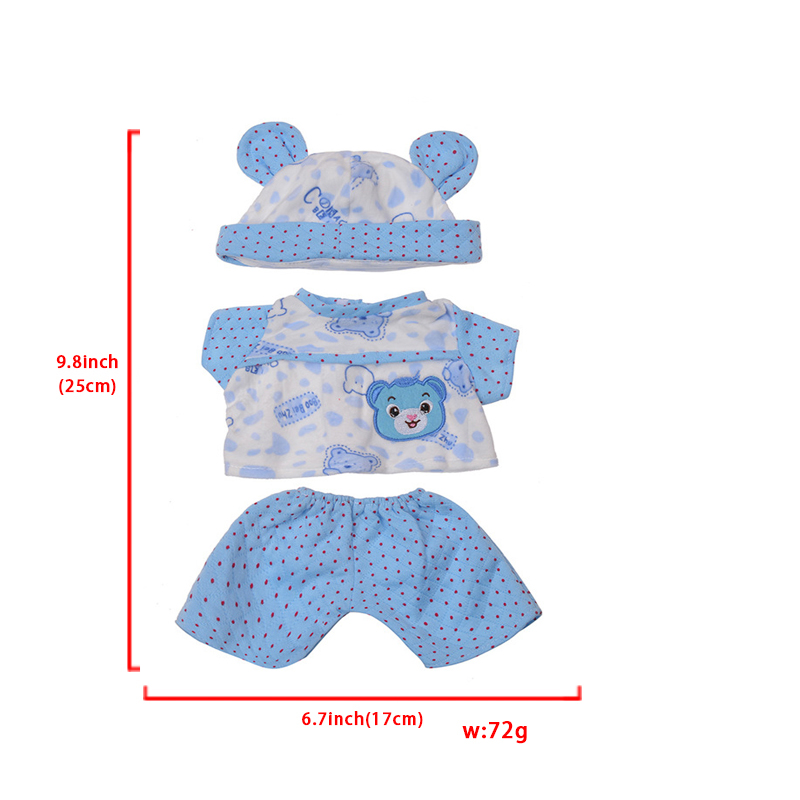 18 Inch Doll Clothes Doll Bear Onesie Pajamas-CL-0006-1插图1