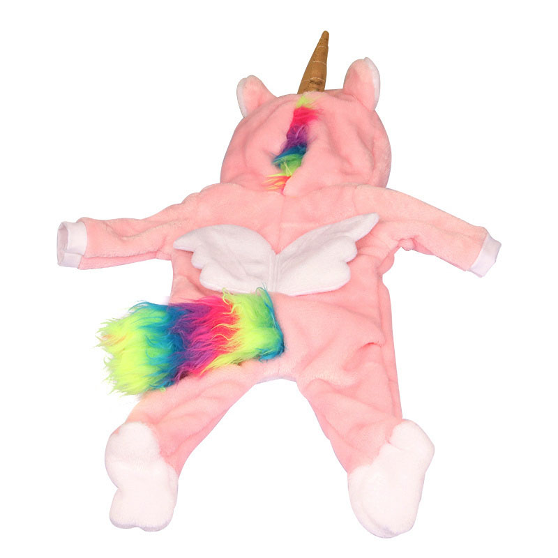 18 inch doll clothes doll winged unicorn pajamas-CL-0152插图2