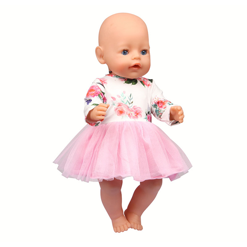 18 inch doll clothes doll flower mesh skirt-CL-0169插图5