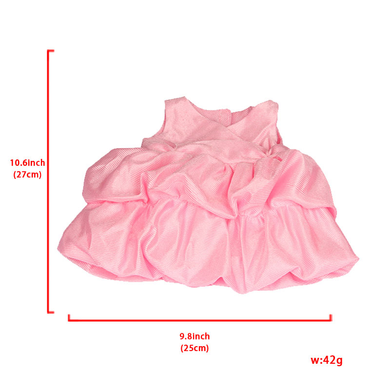 18 inch doll clothes doll puffy dress + doll bag-CL-0107插图3