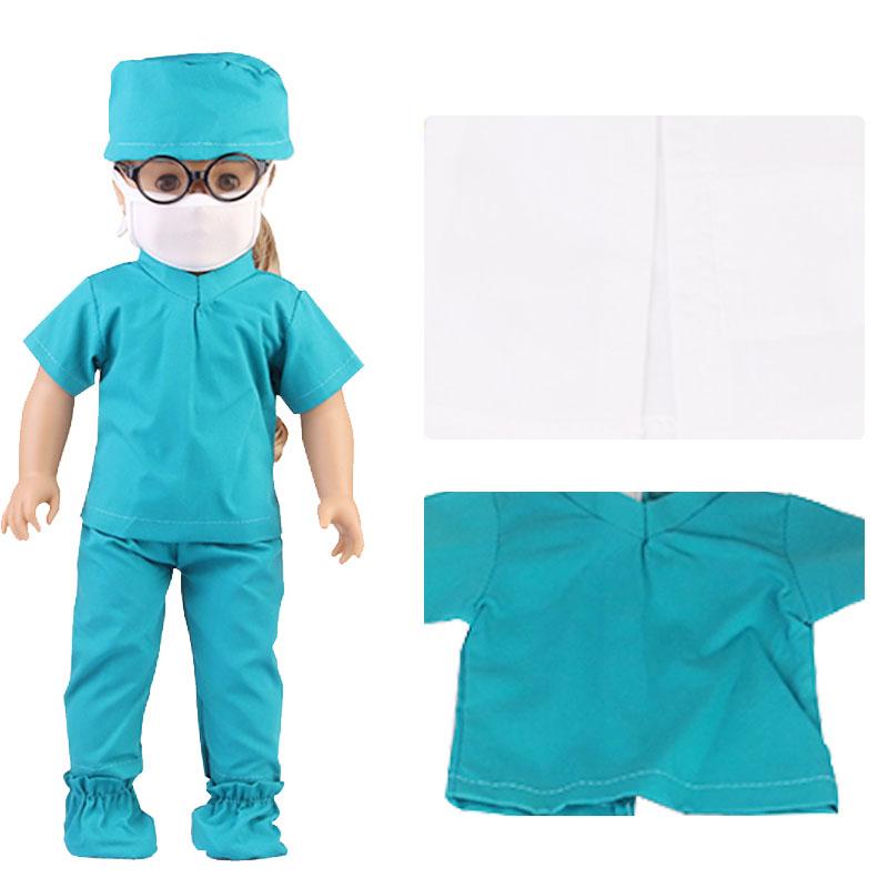 18 inch doll clothes doll doctor’s suit-CL-0166插图5