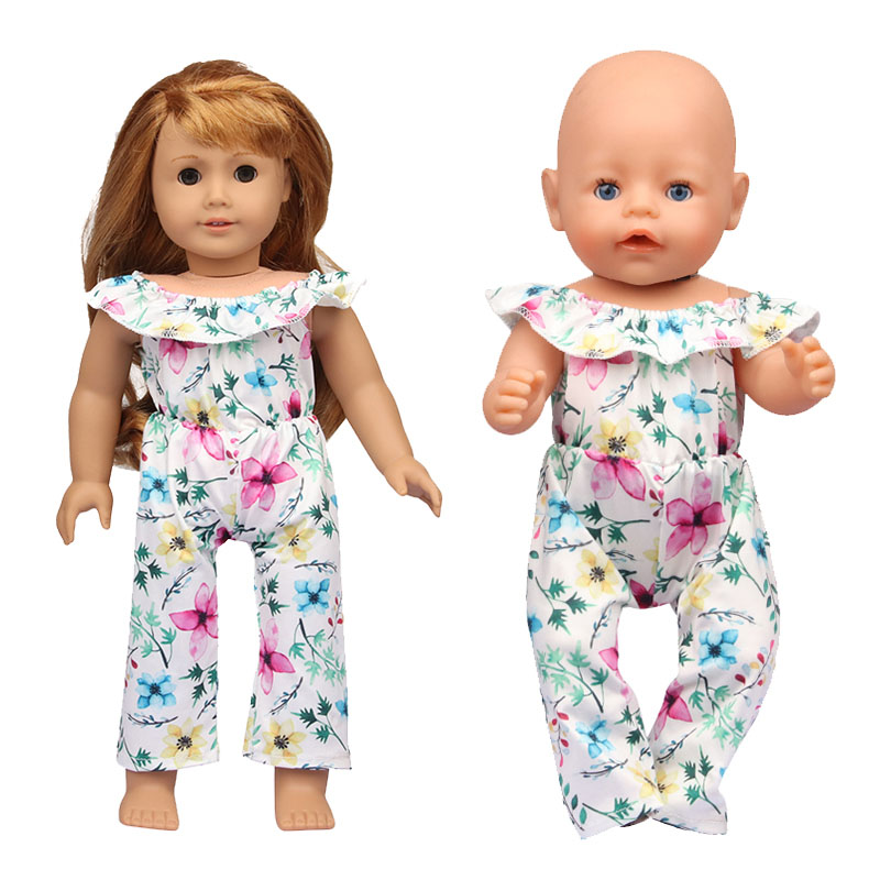 18 inch doll clothes doll flower one-piece suit-CL-0124插图3