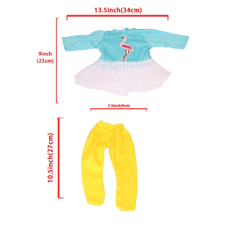 18 inch doll clothes doll flamingo dress-CL-0116插图3