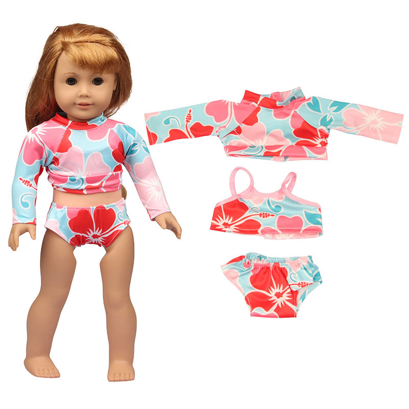 18 inch doll clothes doll love three-piece set-CL-0122插图