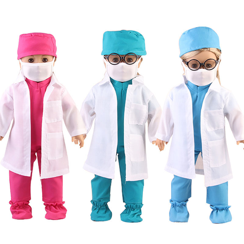 18 inch doll clothes doll doctor’s suit-CL-0166插图2