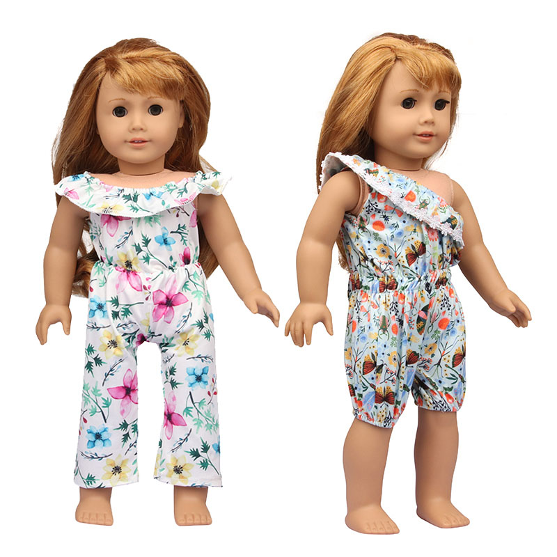 18 inch doll clothes doll flower one-piece suit-CL-0124插图2