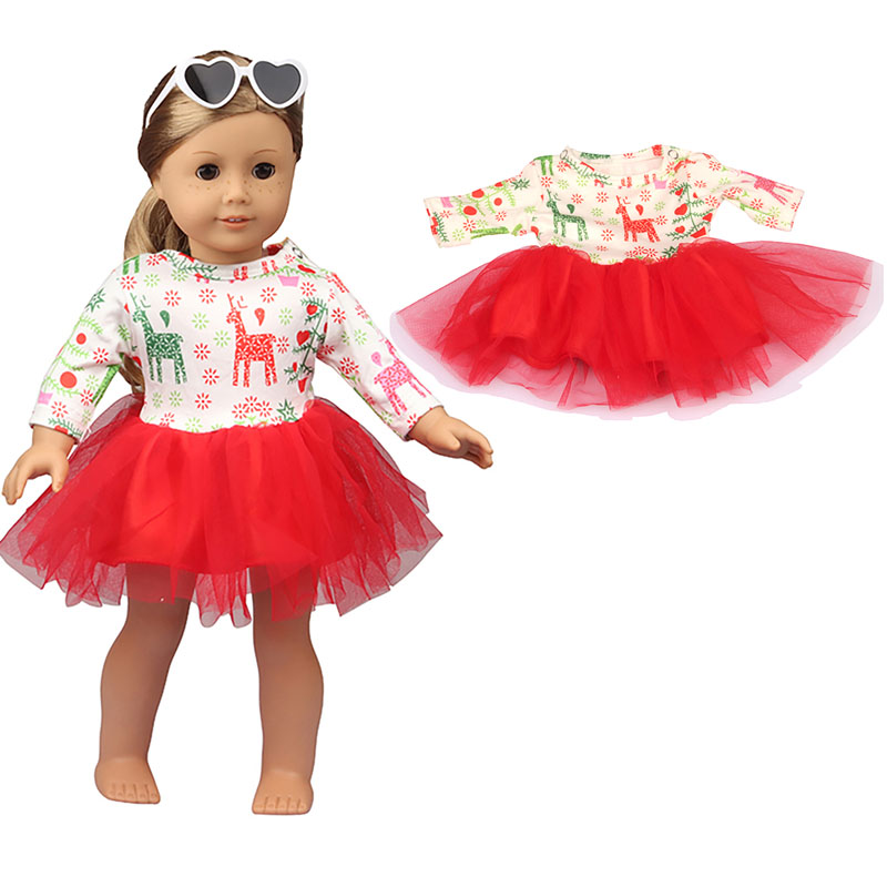 18 inch doll clothes doll love mesh skirt-CL-0140插图1
