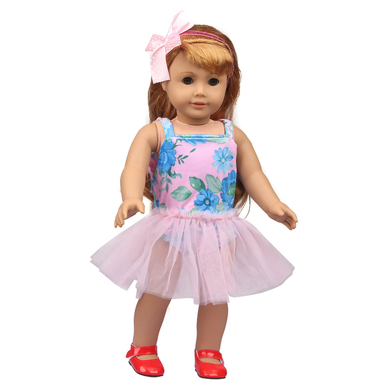 18 inch doll clothes doll lotus mesh skirt + hairband-CL-0160插图3