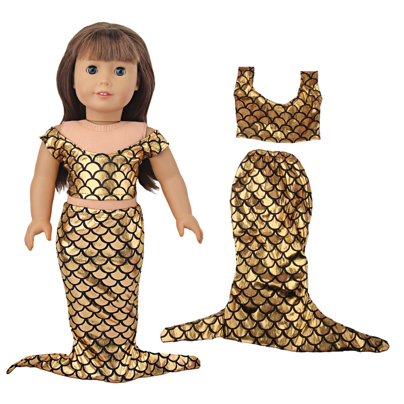 18 inch doll clothes doll mermaid swimsuit-CL-0174插图