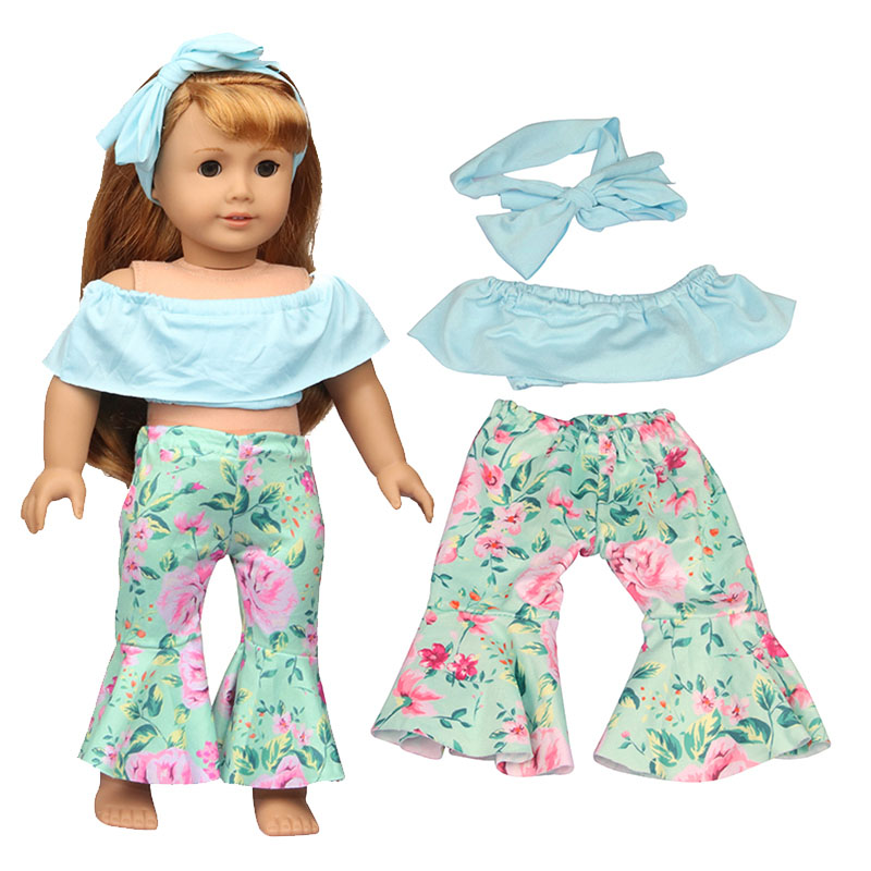 18 inch doll clothes doll shawl 3-piece set-CL-0125插图1