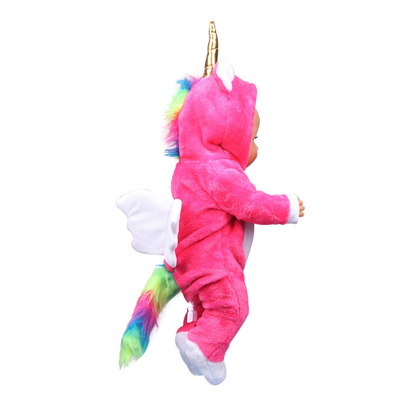18 inch doll clothes doll winged unicorn pajamas-CL-0152插图6
