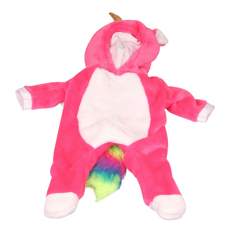18 inch doll clothes doll winged unicorn pajamas-CL-0152插图1