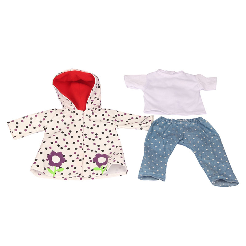 18 inch doll clothes doll raincoat set-CL-0171插图2