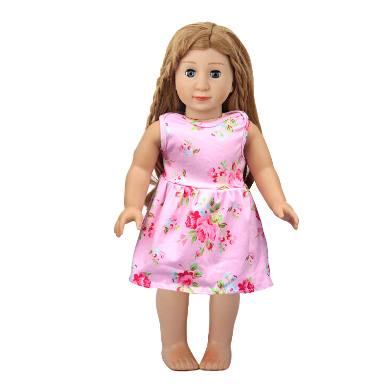 18 inch doll clothes doll camellias dress + panties-CL-0128插图3